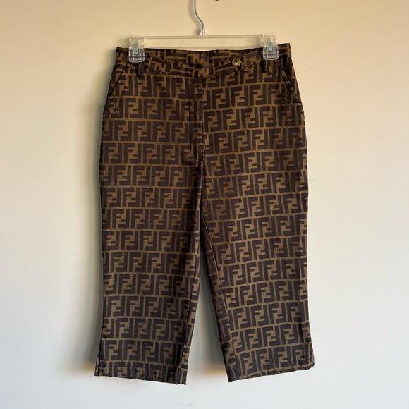 Fendi Zucca Print Trousers - Picture 2 of 6